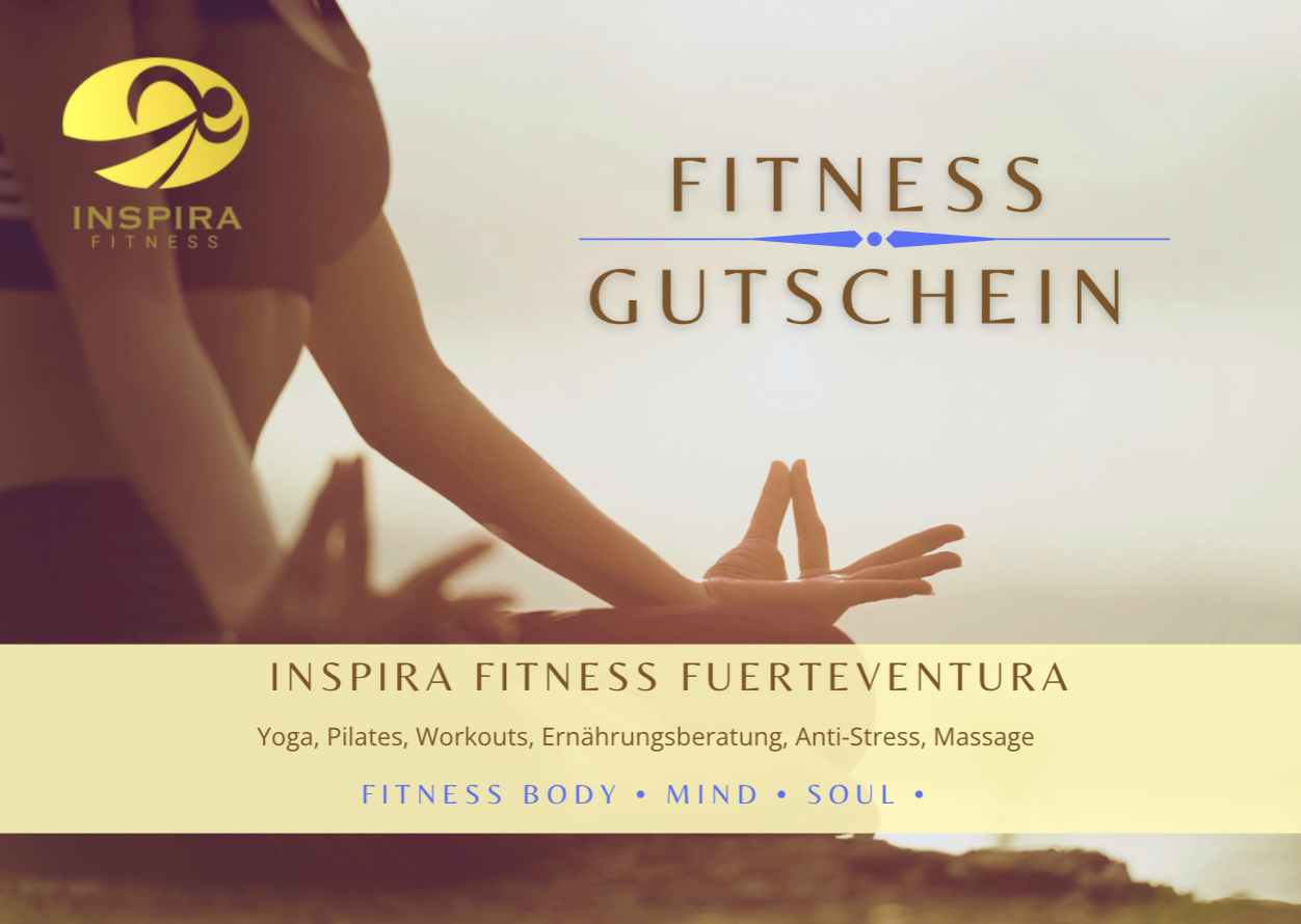 Inspira Gutschein – Fitness · Body · Mind · Soul
