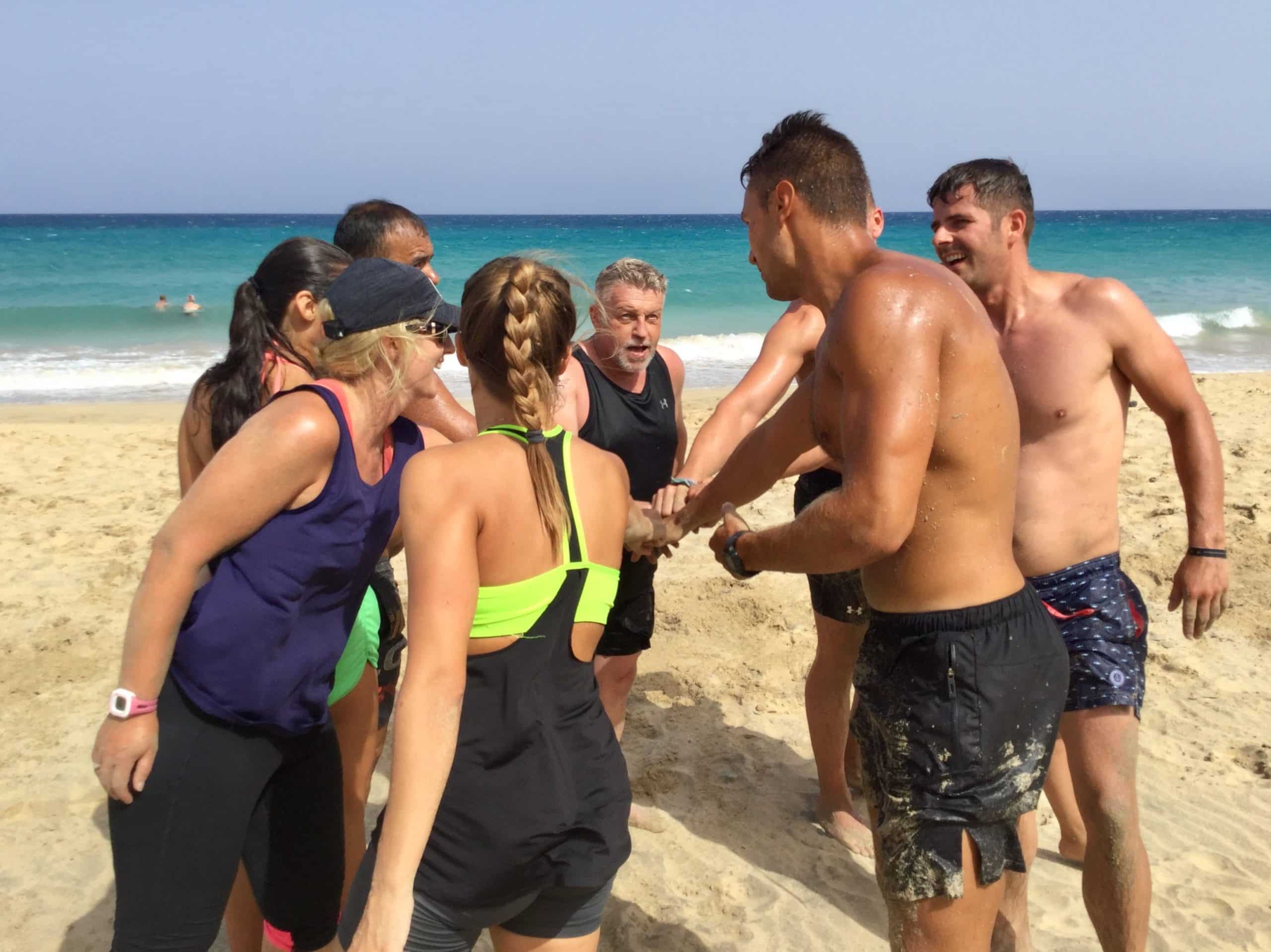 Bootcamp am Strand