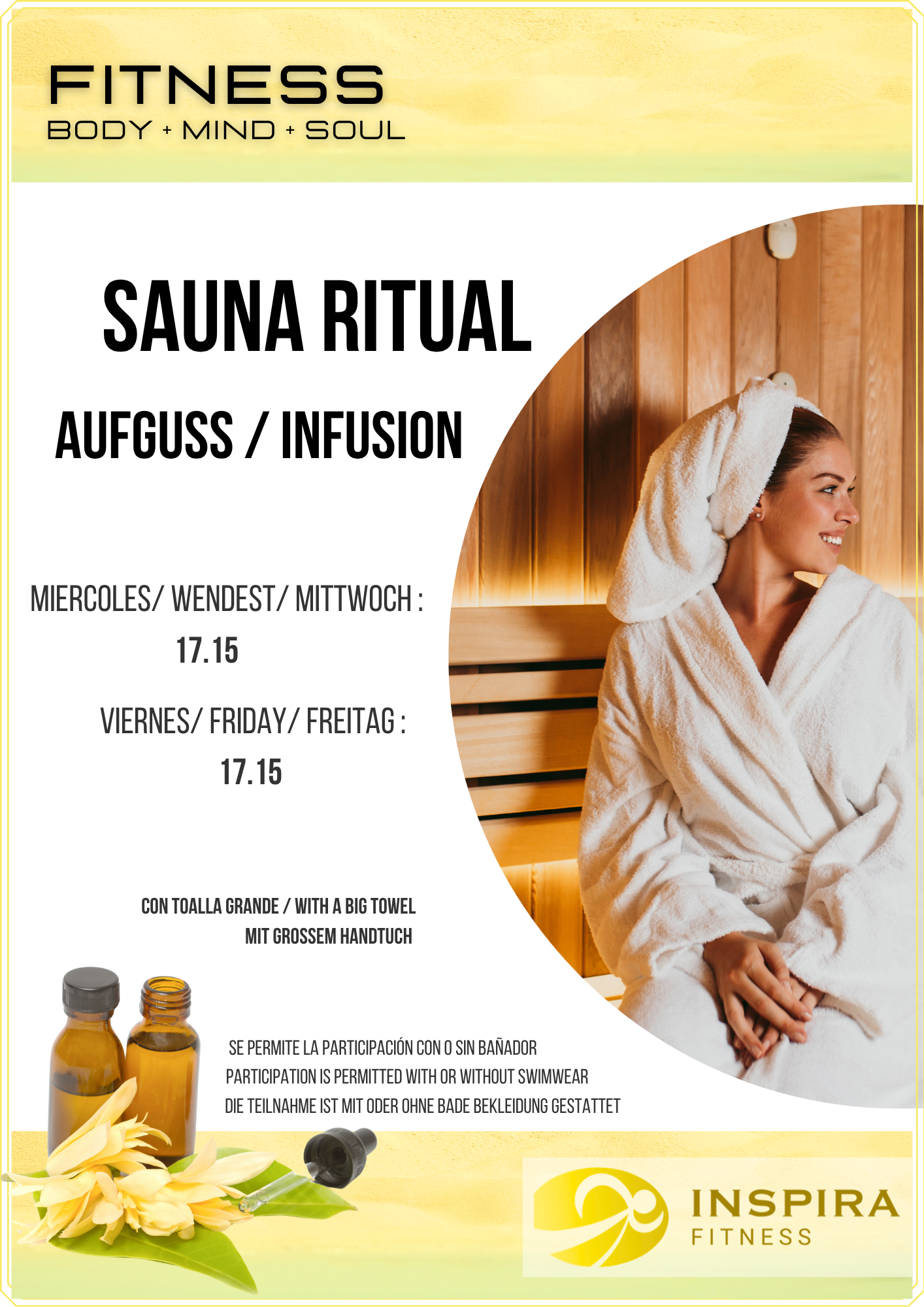 Sauna Plakat